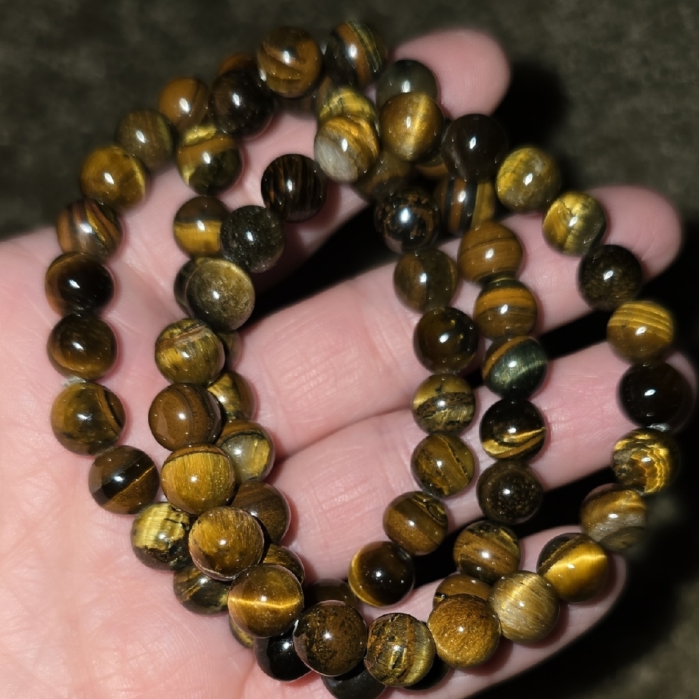 🐰SALE🐰 8mm Golden Brown Tiger Eye Bracelet